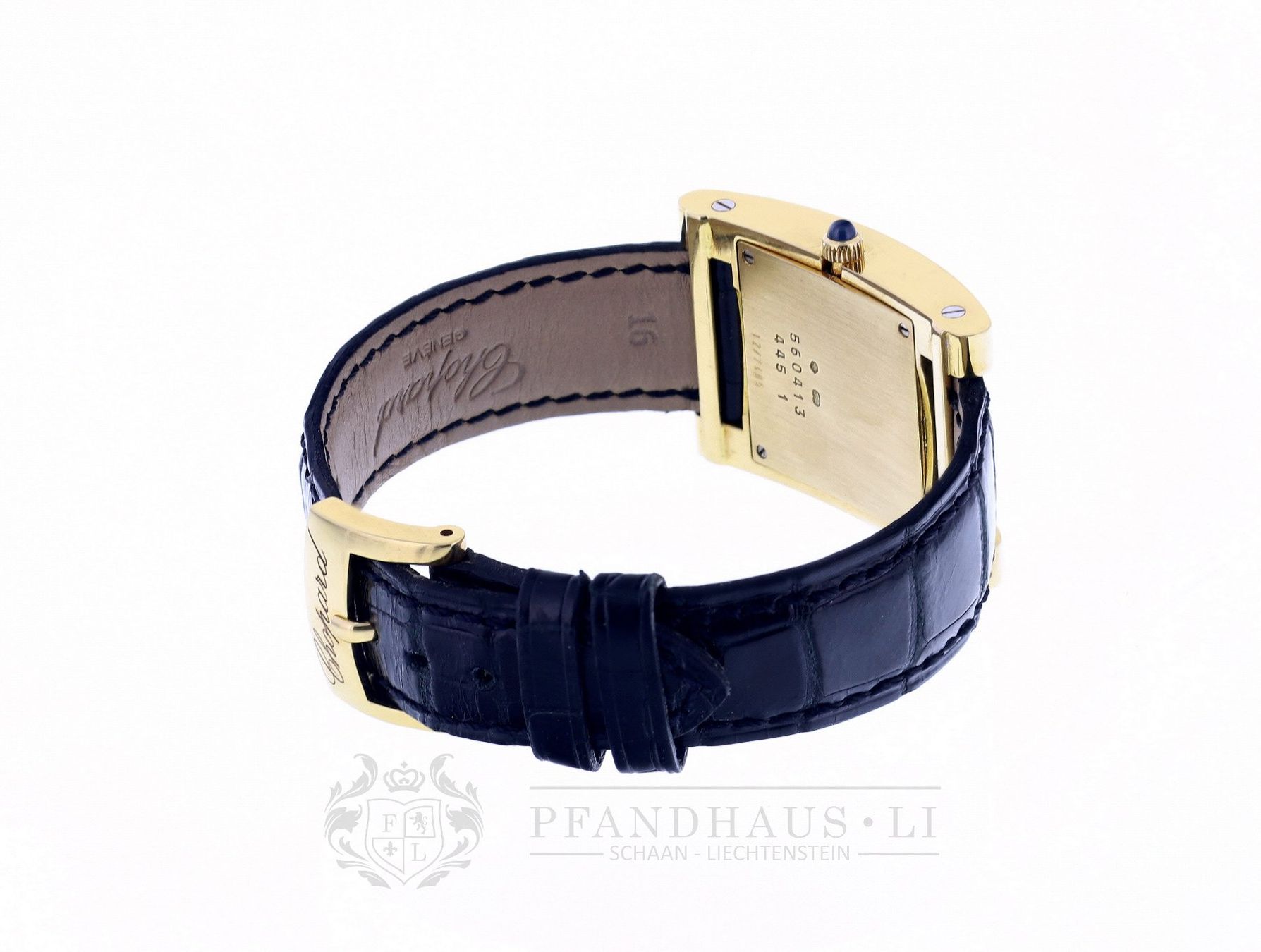 Chopard Uhren: CHOPARD TANK CLASSIC REF 12/705 18 KARAT GOLD – Gebraucht aus Schaan von Pfandhaus-LI 6