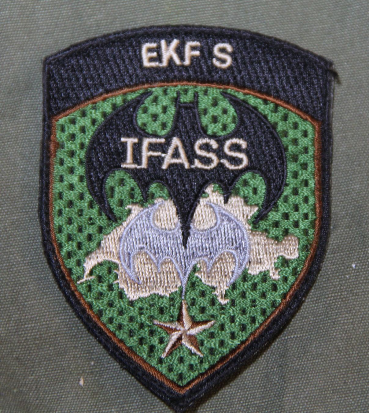 Schweizer Armee Placchette & Badge: EKF Schule, IFASS Integriertes Funkaufklärungs + Sendesystem – Usato da Belp venduto da Tomsek