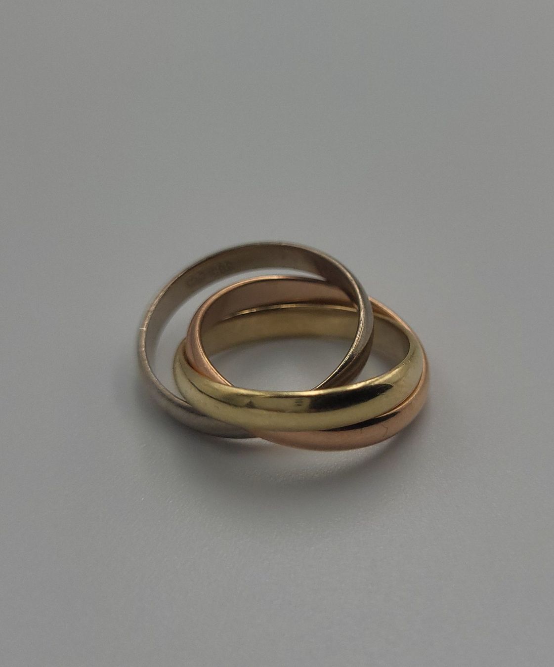 Anelli: Gold 585 Tricolour Ring – Usato da Wald ZH venduto da Dasilver 5