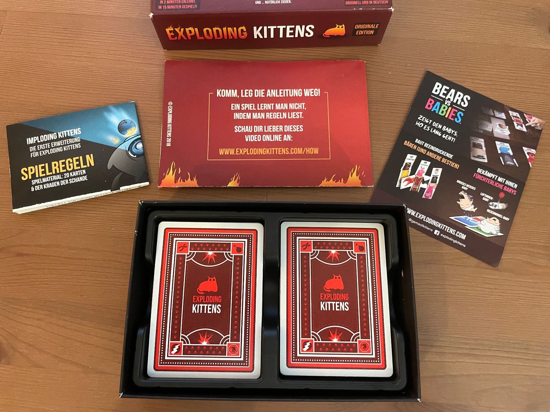 Spiele: Exploding Kittens  Originale Edition + Imploding Kittens – Gebraucht aus Windisch von Dennis028 2