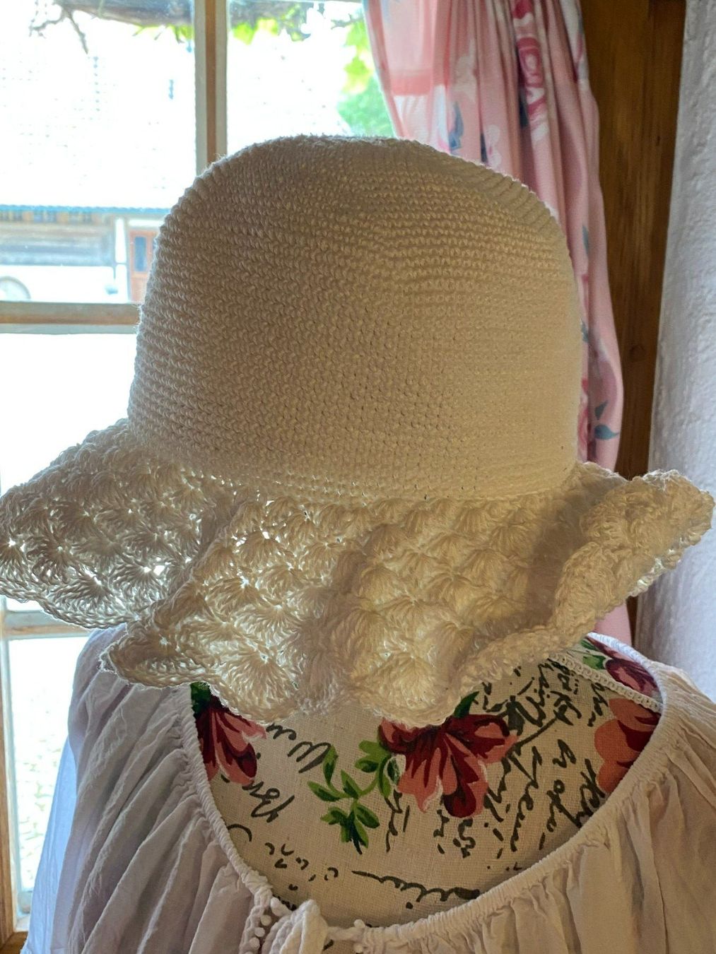 Copricapi, berretti & cappellini: DAMEN SOMMERHUT-VINTAGE-EINZELSTÜCK – Nuovo e nell'imballaggio originale da Meienried venduto da ManuelaBoutique 3
