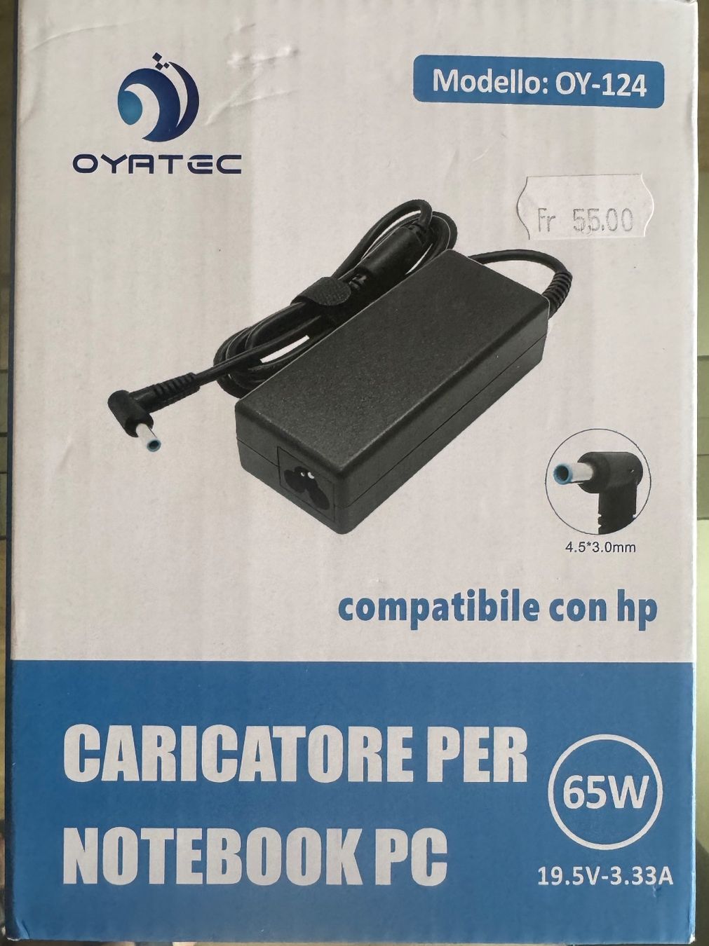 Caricabatterie: Neues HP Ladekabel 65 W + Adapter – Nuovo (secondo la descrizione) da Schaffhausen venduto da michelle_2020 1