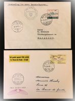 2 saubere PRO AERO-FDC von 1941 bzw. 1949