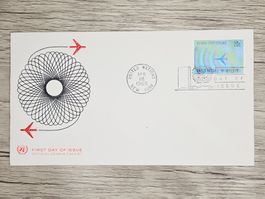 CL22 Enveloppe + Timbre UN / USA 1968