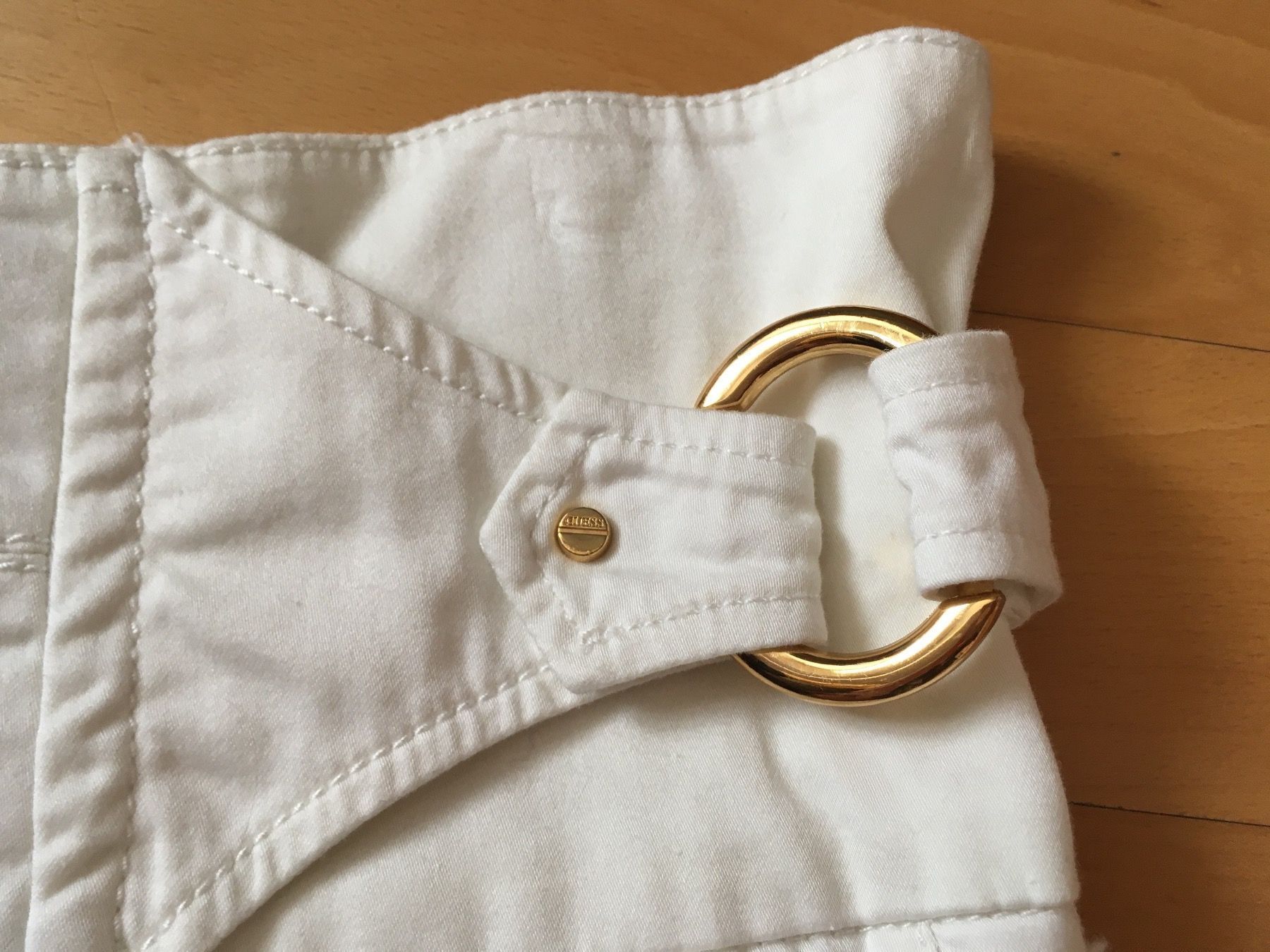 Guess Röcke: Jupe crayon Guess taille haute blanc crème 26 – Neu (gemäss Beschreibung) aus Genève von Libellule477 5
