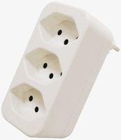 Mehrfachstecker 3×T13 weiss