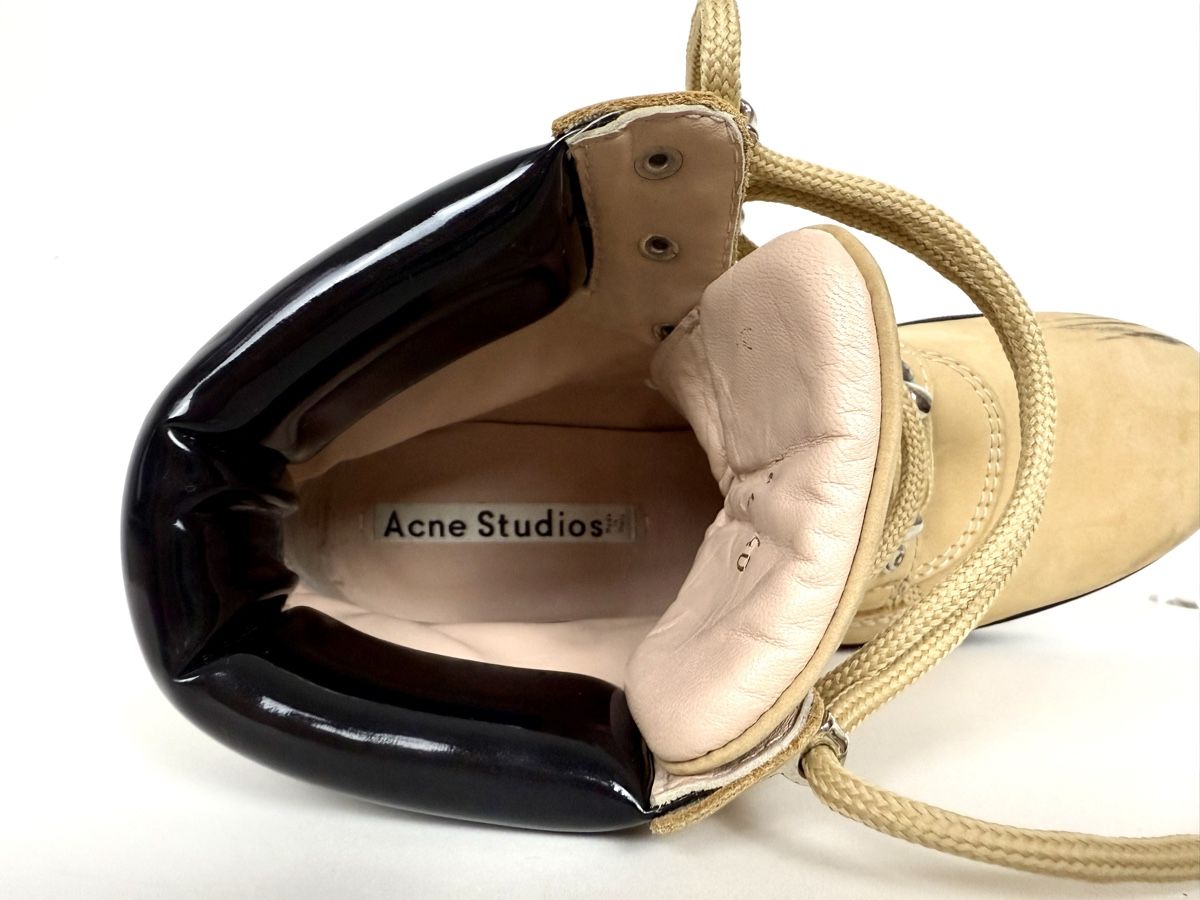 Acne Studios Scarpe da uomo: Acne Studios Boots, Grösse 40, Beige – Usato da Basel venduto da A-Z-B 6