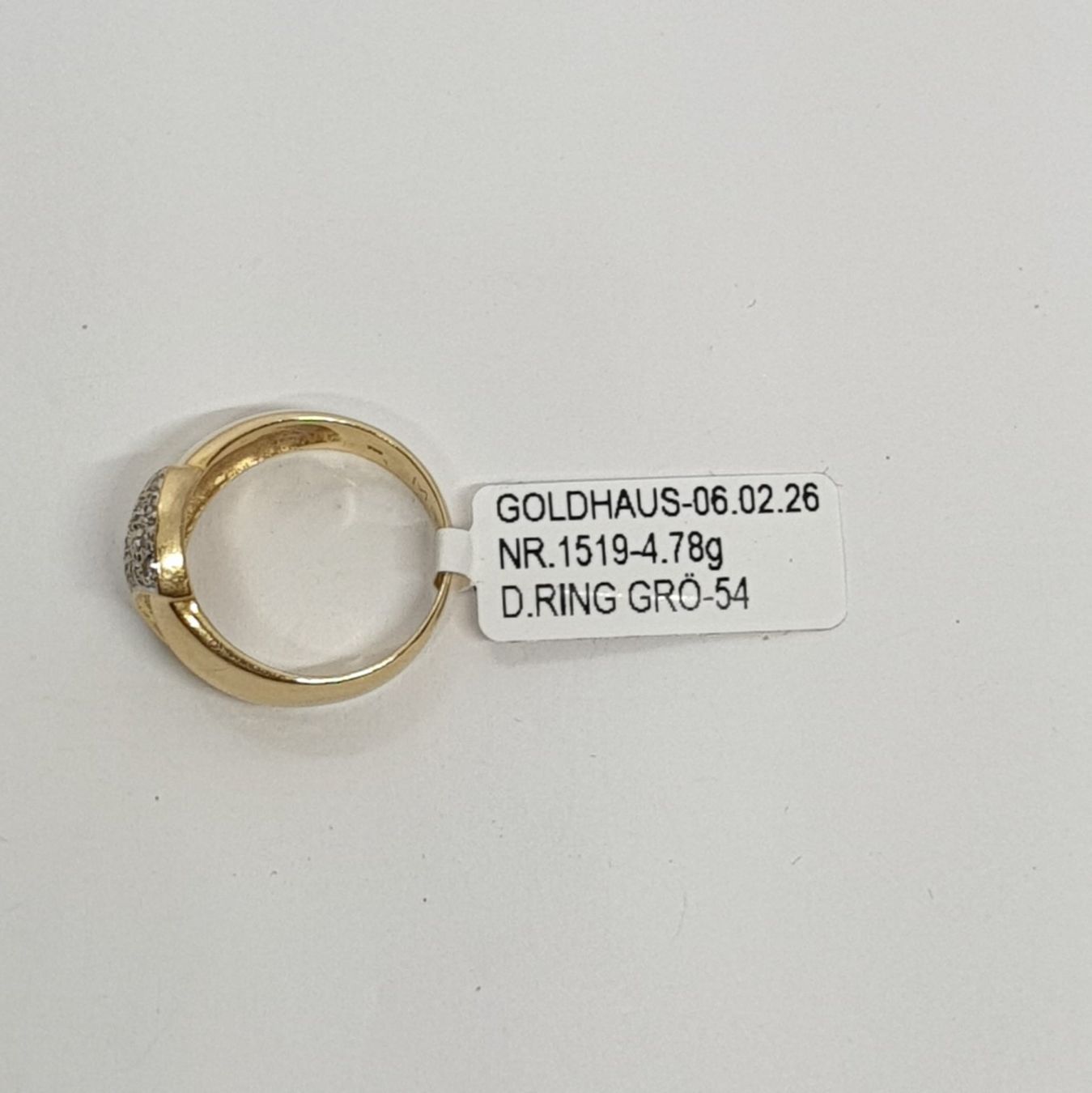 Ringe: Echt 18K Gold - Diamant Ring – Gebraucht aus Luzern von Goldhaus-Luzern 3