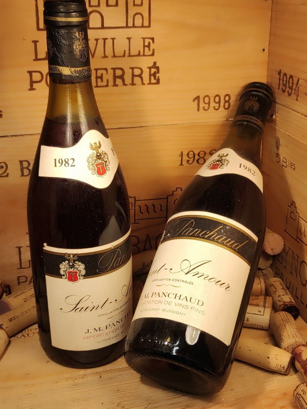 Vino: 2 x 1982 Beaujolais Saint Amour – Nuovo (secondo la descrizione) da Büsserach venduto da Vintage-vins 3