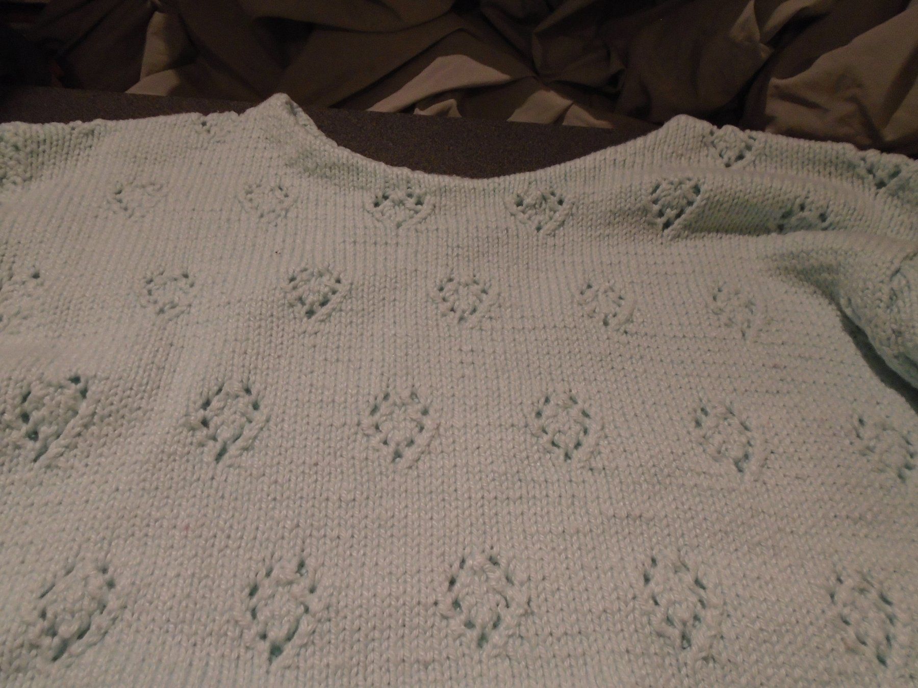 Pullover & Sweatshirts: Pullover ca. Grösse S, hellblau / Tropfenmuster – Gebraucht aus Zürich von abraxas1291 1