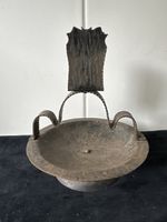 Alter Aschenbecher mit Zündholz-Schachtel-Halter