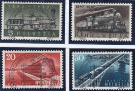 277-280 mit FD-Vollstempel Baden 9.8.1947, Kat. SBK25 150.00