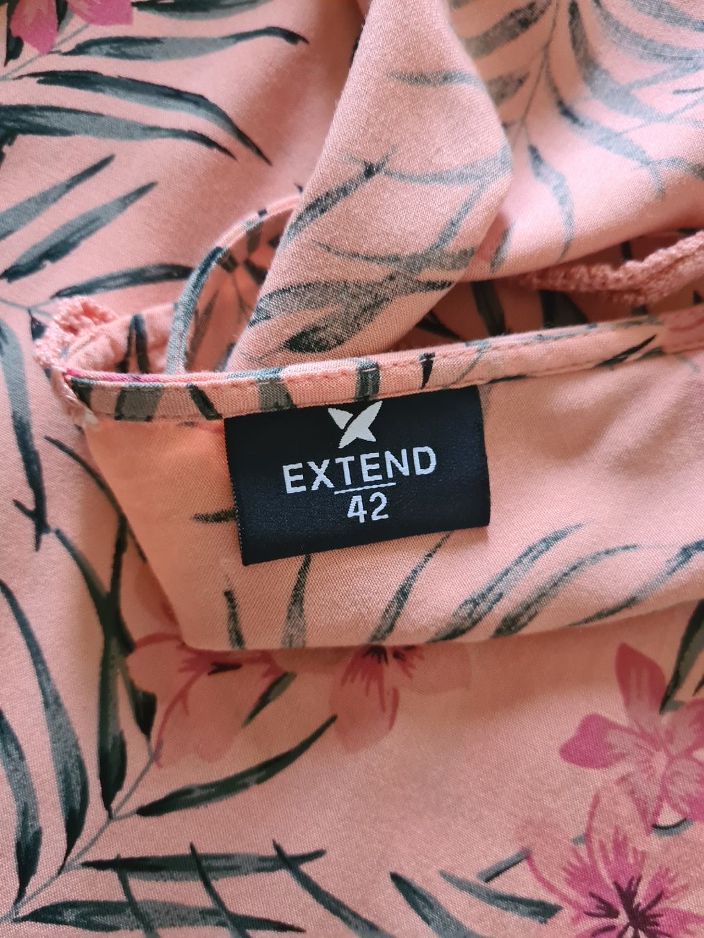 Tops: Top "Extend" Gr. 42, Koralle mit Blumenmuster, Sommer – Neu (gemäss Beschreibung) aus Winterthur von Jana1701 3