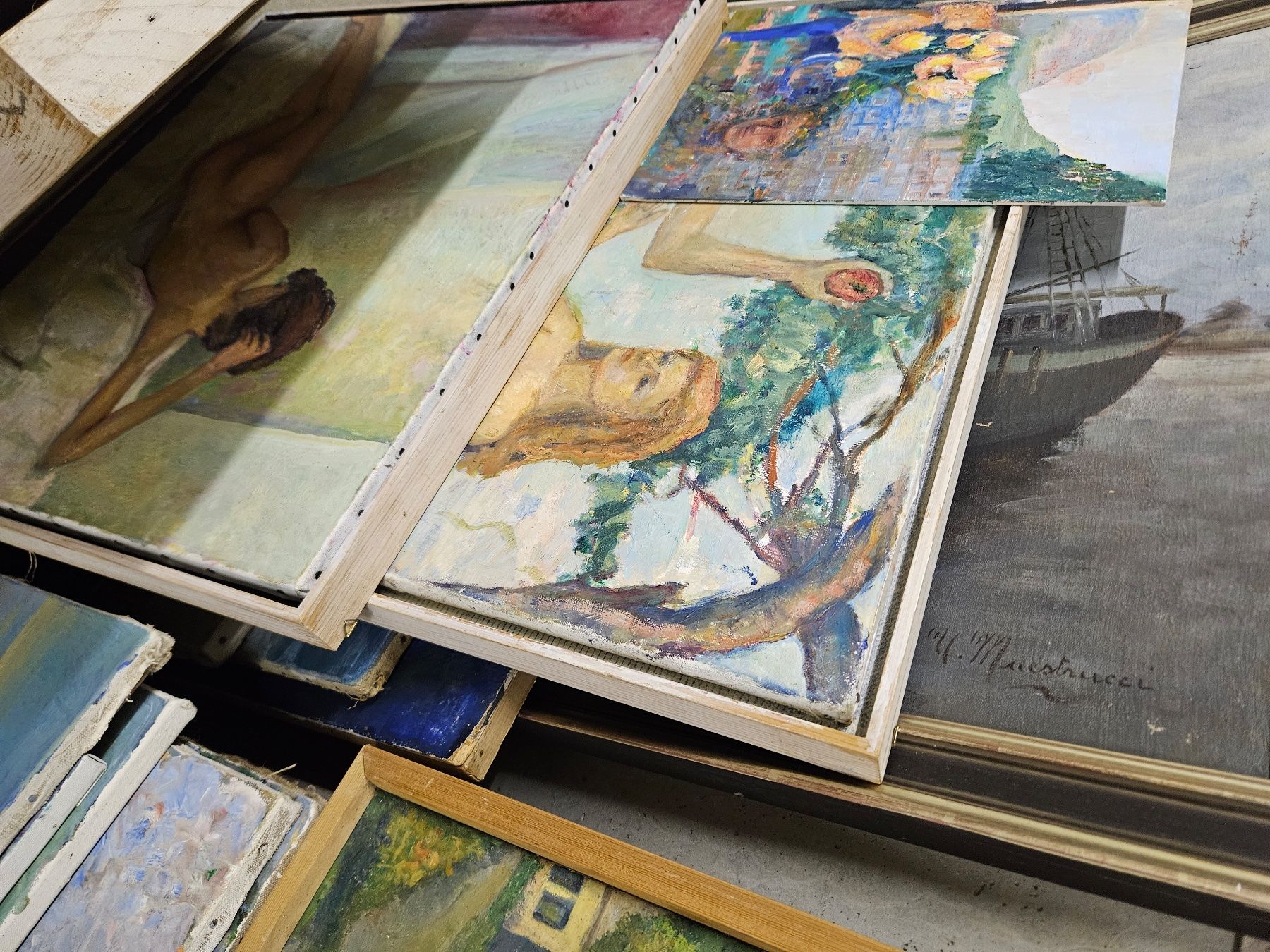 Dipinti: Ölgemälde Sammlung, ca. 70 Stück – Usato da Rieden AG venduto da sam5432 7