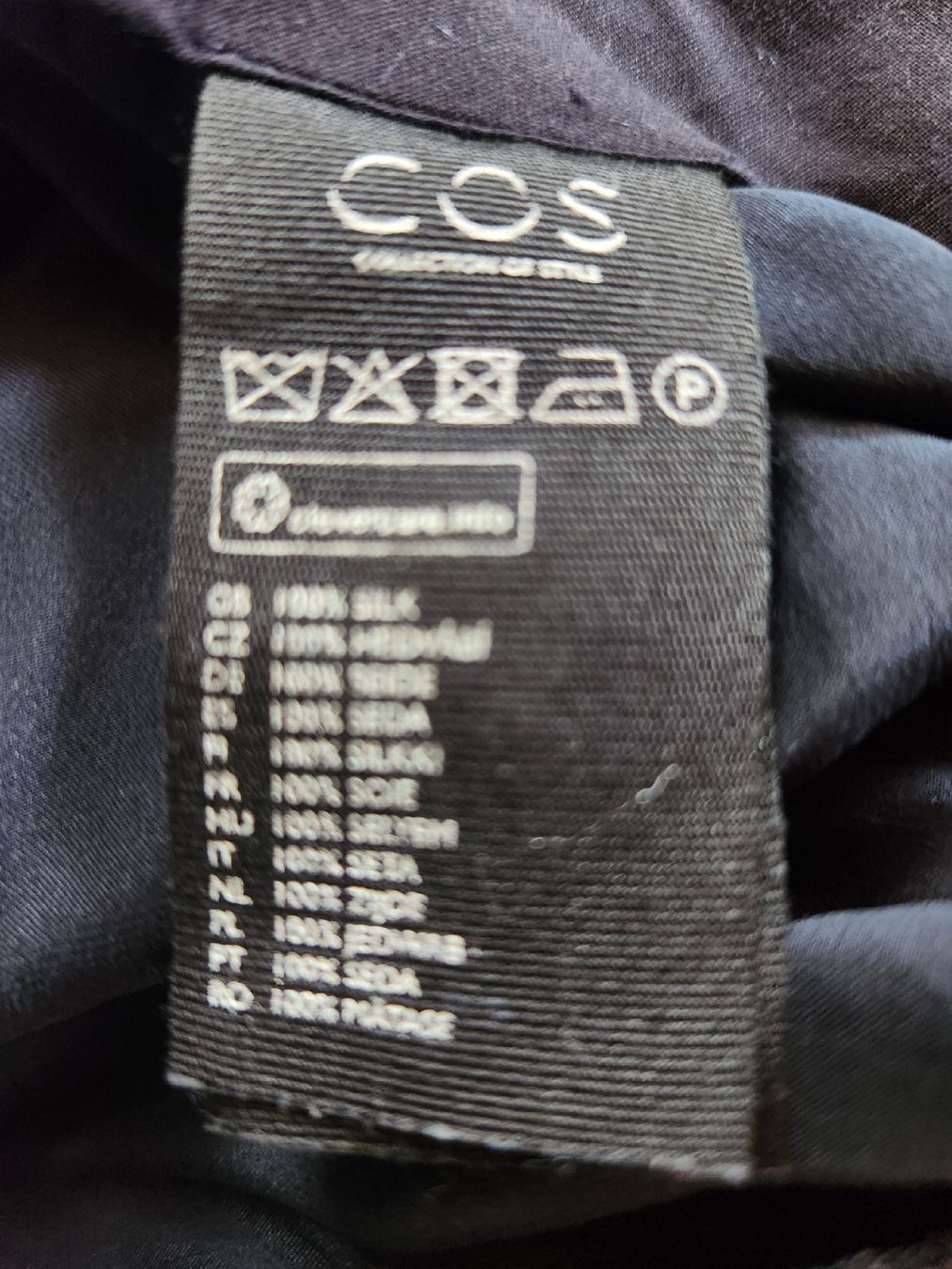 Cos Pantaloni: Pantalon COS soie bleu taille 36  – Usato da Niedergösgen venduto da Eva2410 5