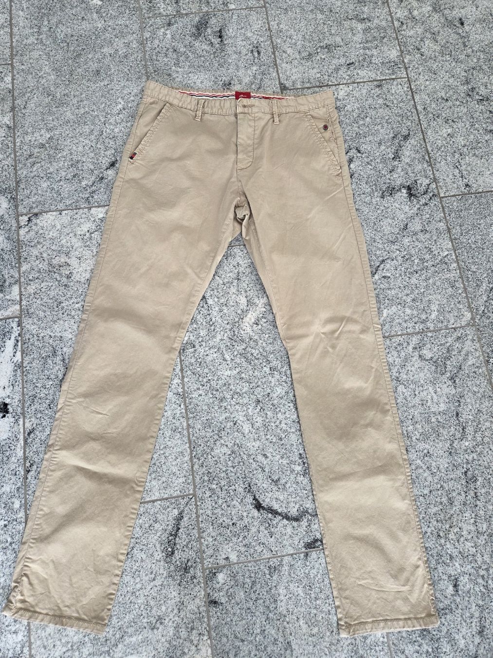 S.Oliver Pantaloni: Herren Hose von S.Oliver, Beige, Grösse M – Usato da Oberkirch LU venduto da sa_kr
