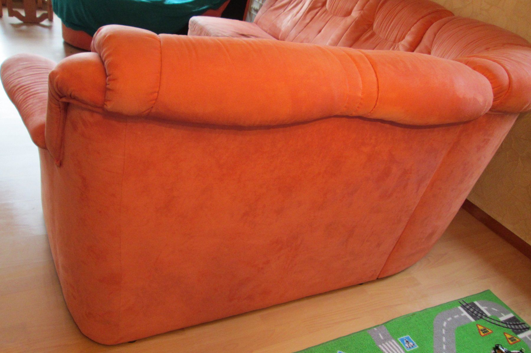Divani: GRATIS! Gemütliches Ecksofa mit Schlaffunktion in Terrakotta – Usato da döttingen venduto da Gorbs1 3