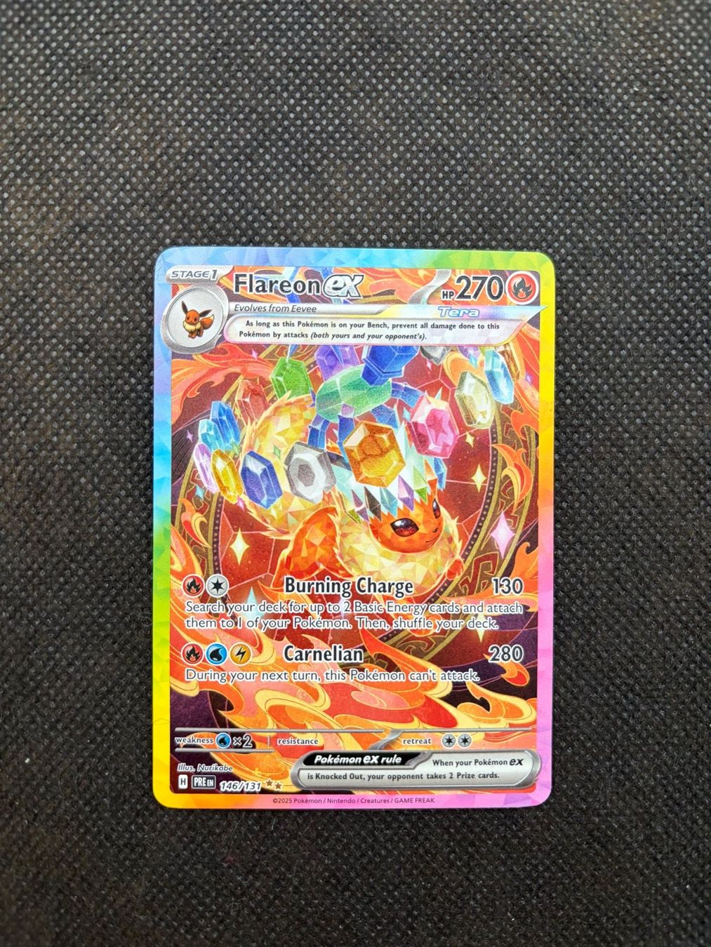 Pokémon Carte collezionabili: Flareon EX 146/131 | Prismatic Evolutions | EN – Nuovo e nell'imballaggio originale da Küsnacht ZH venduto da Martyn2932 2