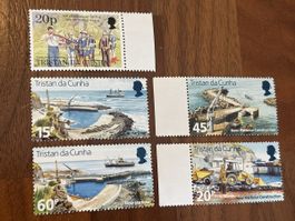Briefmarken Tristan da Cunha, 5er Set, Top Zustand! (52)