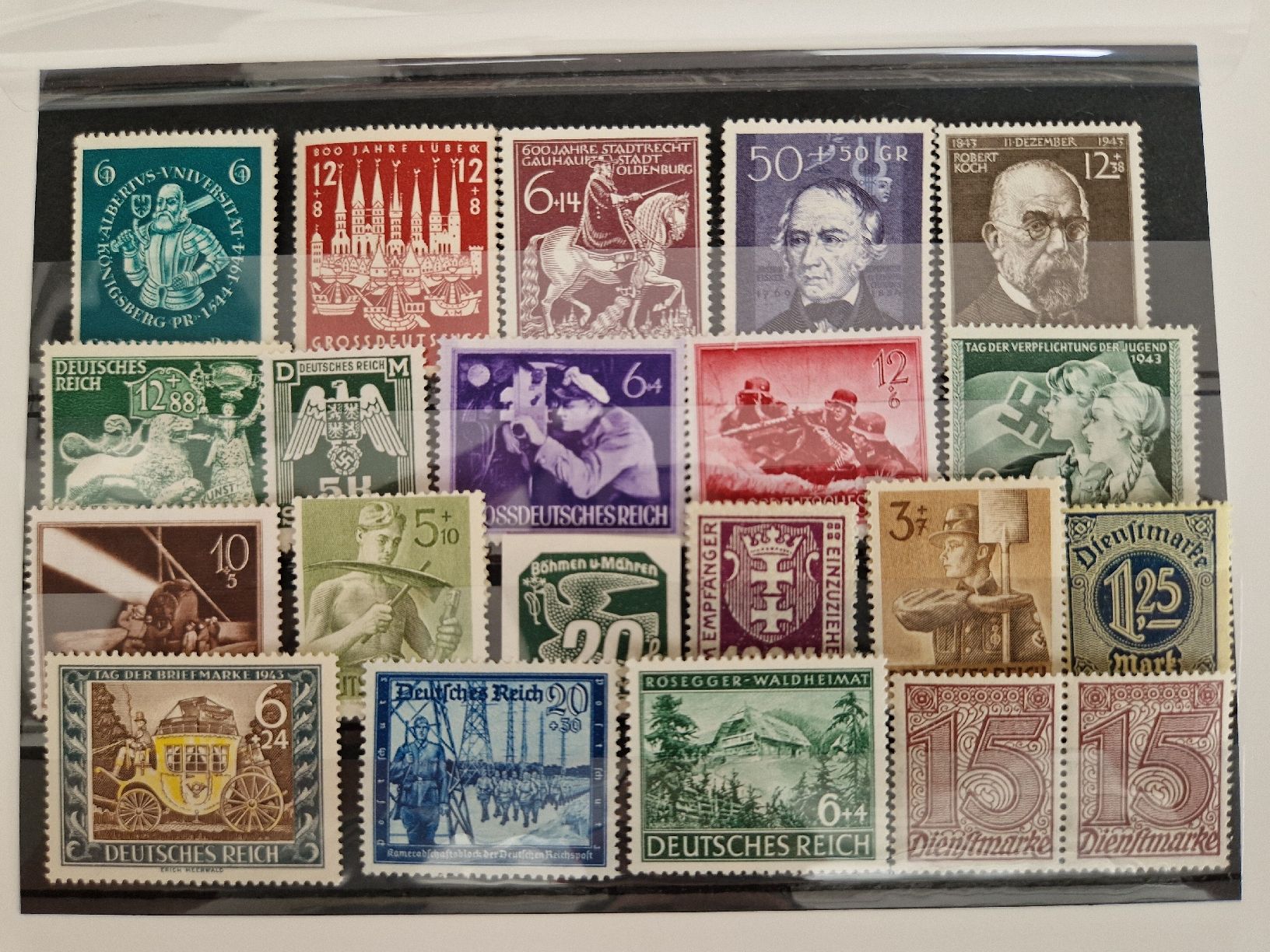 Tous les timbres: Deutsches Reich Briefmarken POSTFRISCH – Neuf (Voir description) à St. Gallen par Enrico_SG