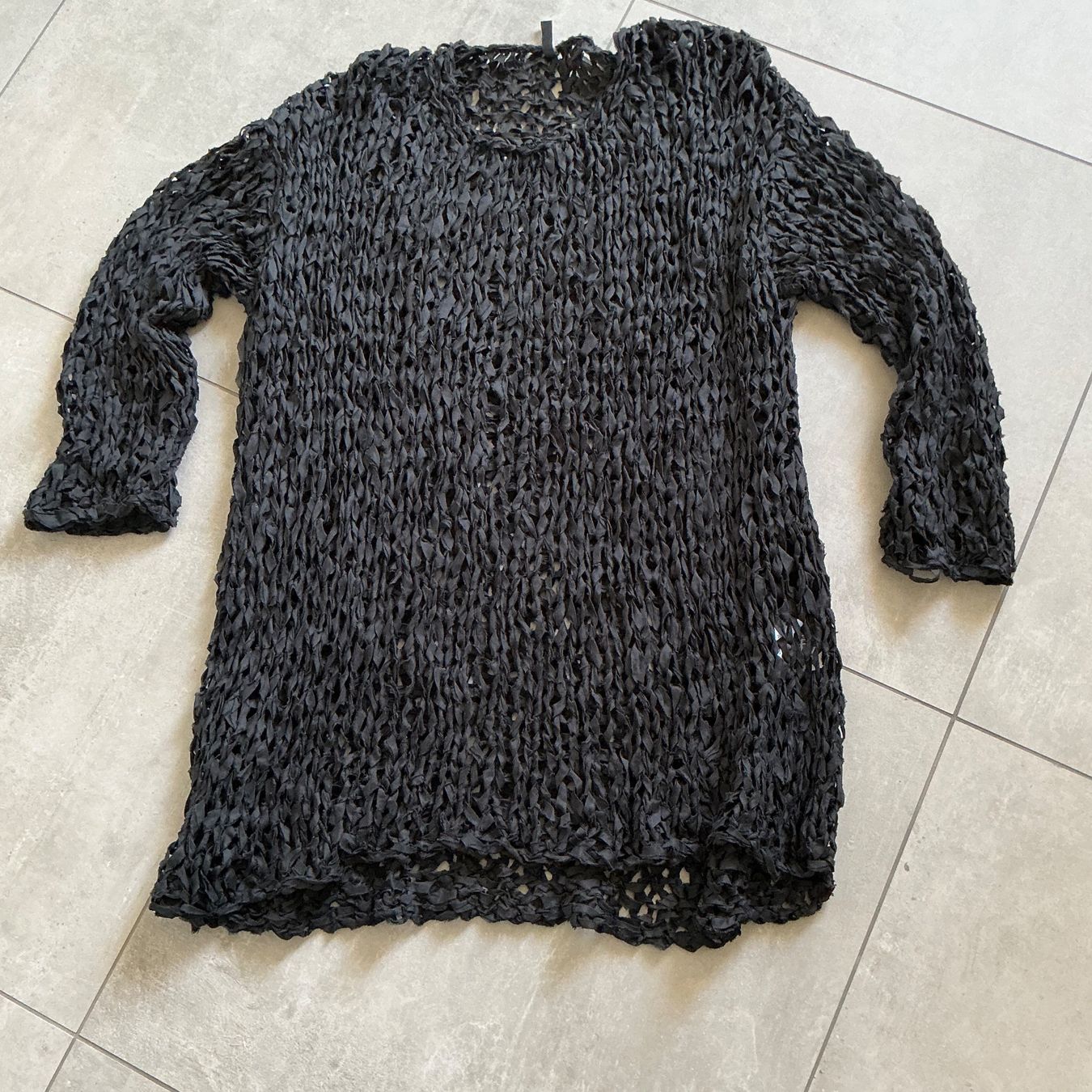 Rundholz Maglioni & Felpe: Rundholz Grobstrickpullover-Kleid aus leichter Baumwolle – Usato da Carona venduto da LaDark11 4
