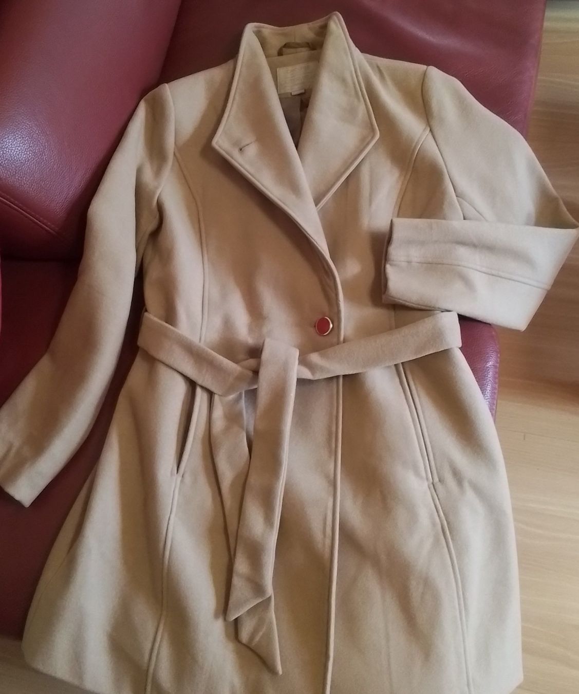 Cappotti: Eleganter, schicker Mantel, beige, Gr. M – Usato da Zürich venduto da meinhobby 1
