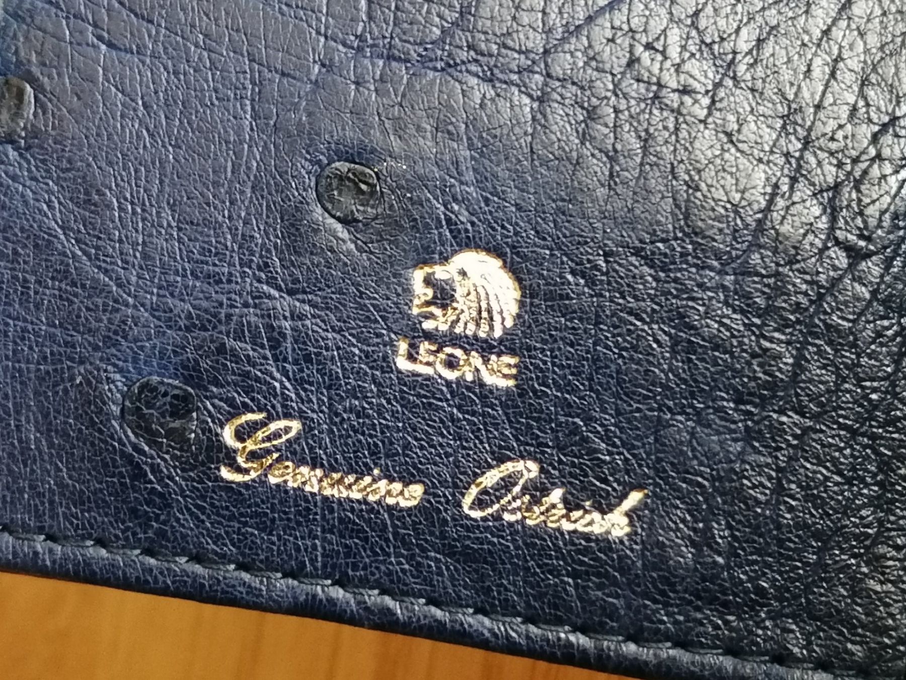 Portamonete: Leone Straussenleder  Portemonnaie – Usato da Basel venduto da vintagecollector 2