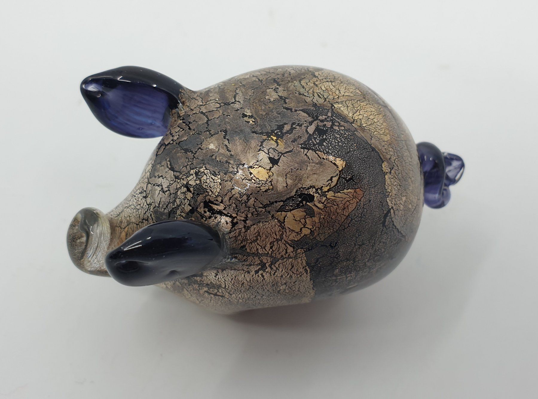 Statuette: Kleine Glasfigur Sau Schwein – Usato da Emmen venduto da Brockofsky 1