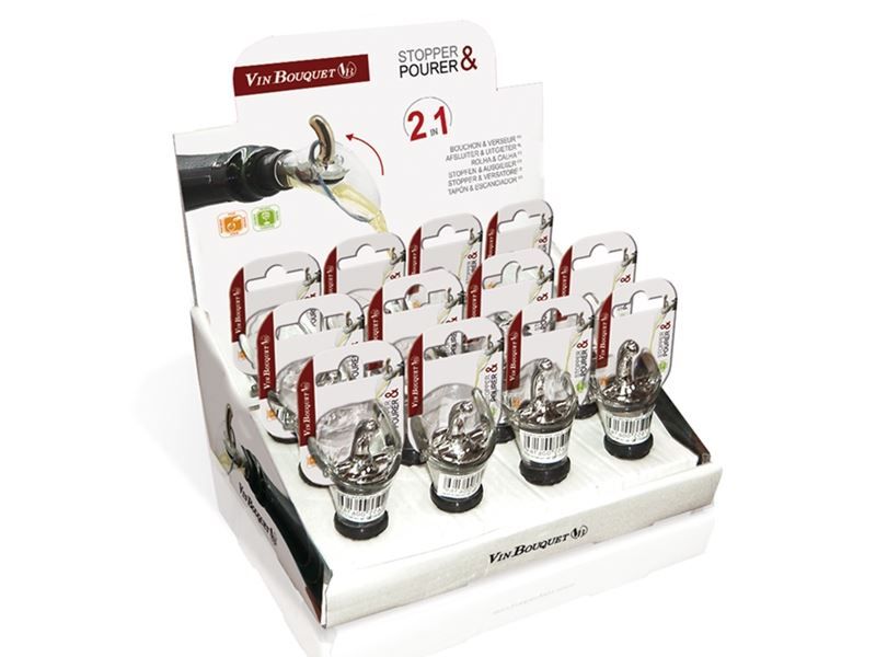Apribottiglie & Tappi per chiusura: VinBouquet Ausgiesser- und Verschluss – Nuovo e nell'imballaggio originale da Wettingen venduto da kochshop 3
