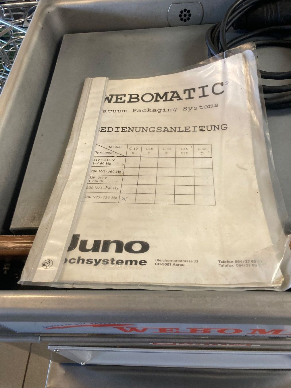 Elettrodomestici da cucina: Vakummaschine Webomatic – Usato da Rothrist venduto da Pamosliq 3