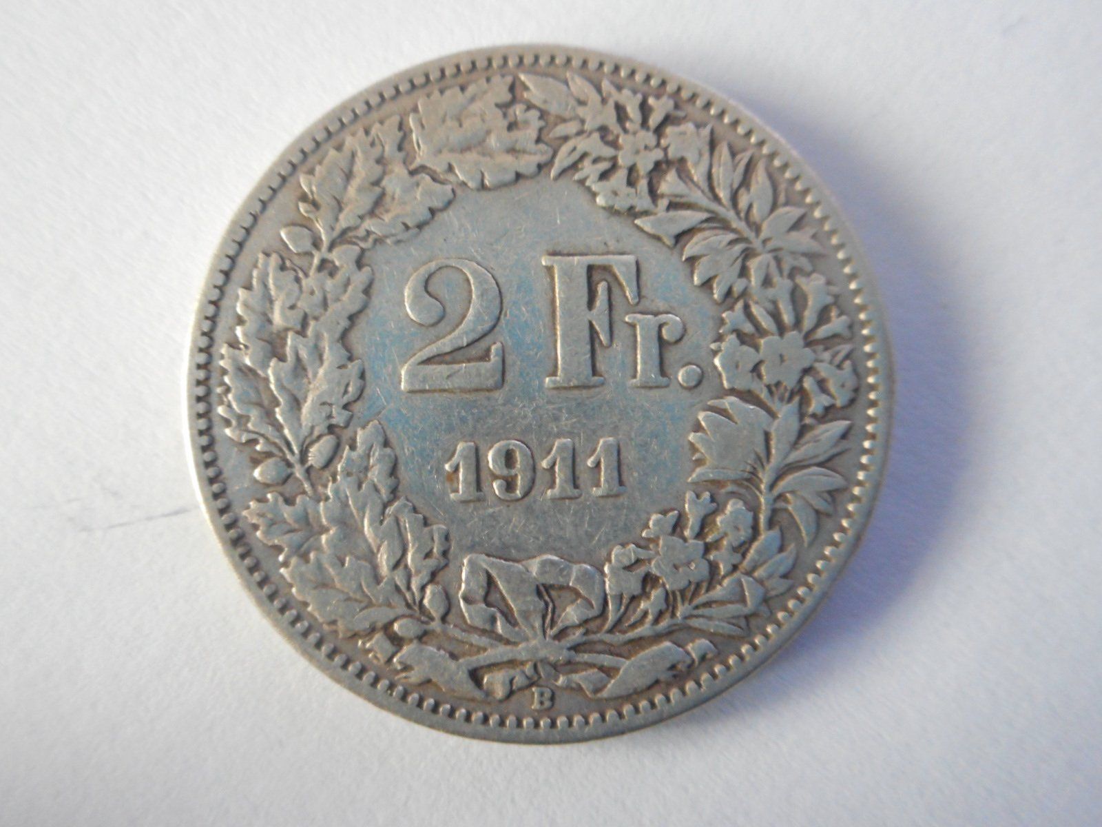 Toutes les monnaies: 2 Fr. 1911 silber – D'occasion à Kriegstetten par pizlad2010
