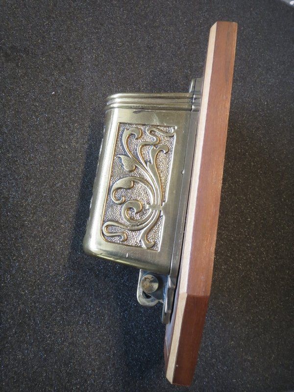 Aschenbecher: Antiker Bahn-Aschenbecher wahrscheinlich Jugendstil Messing – Gebraucht aus Olten von Maniac63 1