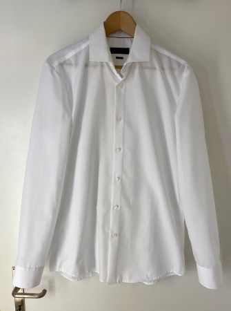 Yves Gerard Hemd Herren Gr. 41 Slim Fit - 100% Baumwolle
