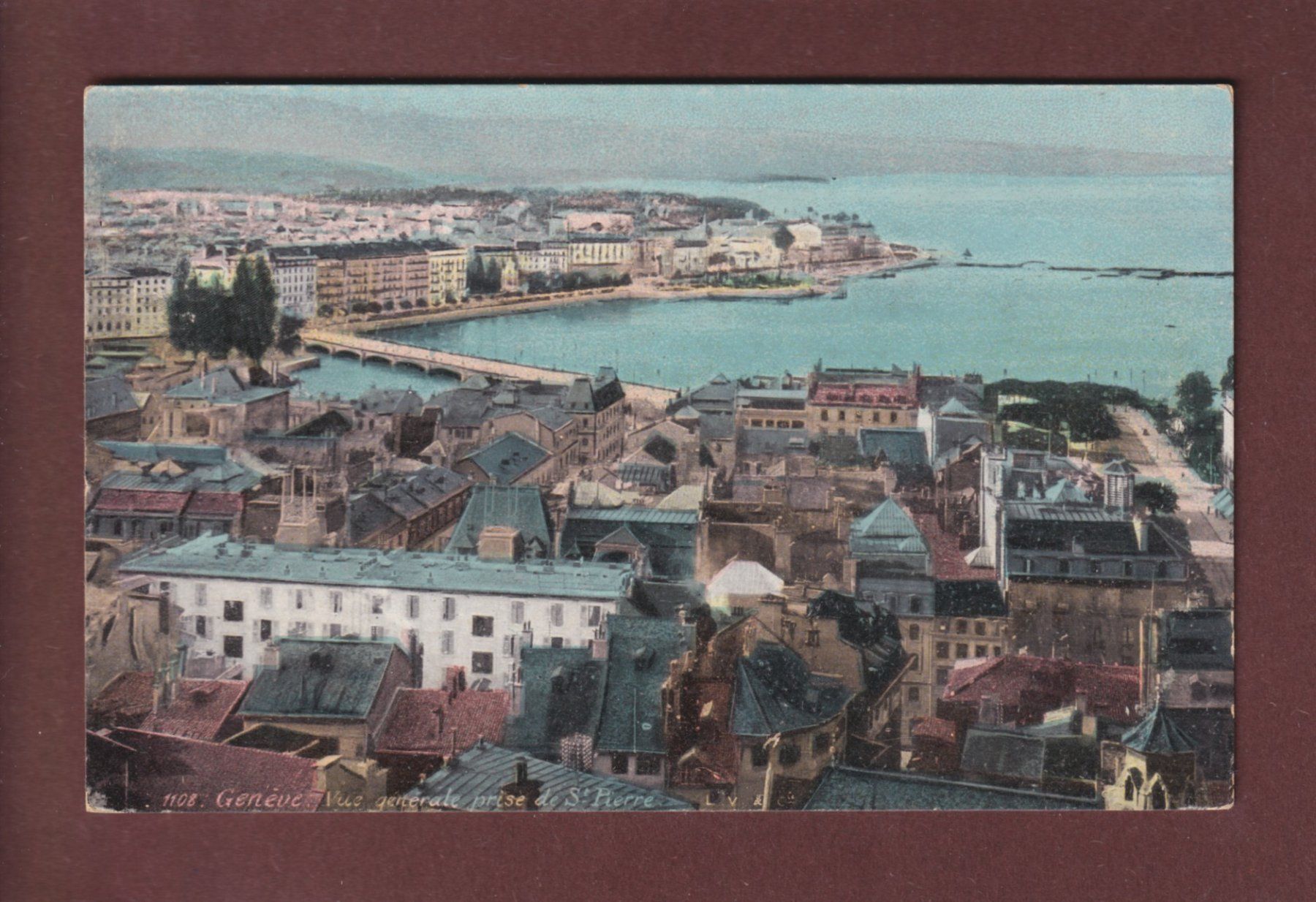 Cartoline postali: GENEVE depuis St. Pierre – Usato da Pully venduto da nicecards