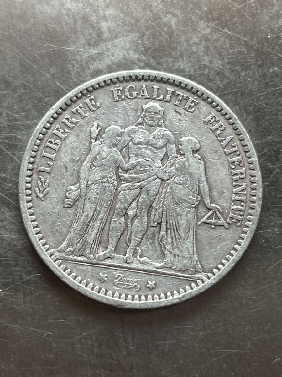 Tutti le monete: Antike 5 Francs Silbermuenze1873 – Usato da Laufen venduto da Bellavitaboom