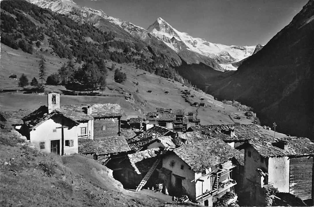 Cartoline postali: Gruss von L Forcla d'Hérans mit Dt. Blanche – Usato da Winterthur venduto da SchatzchischtliWinti