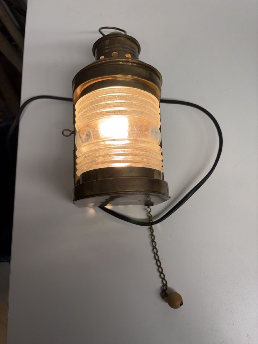 SBB/CFF/FFS Lampade: G 705 ) Vibtage Messing Karbidlampe oder Einheitslaterne. – Usato da Diepoldsau venduto da Ganthammer 1
