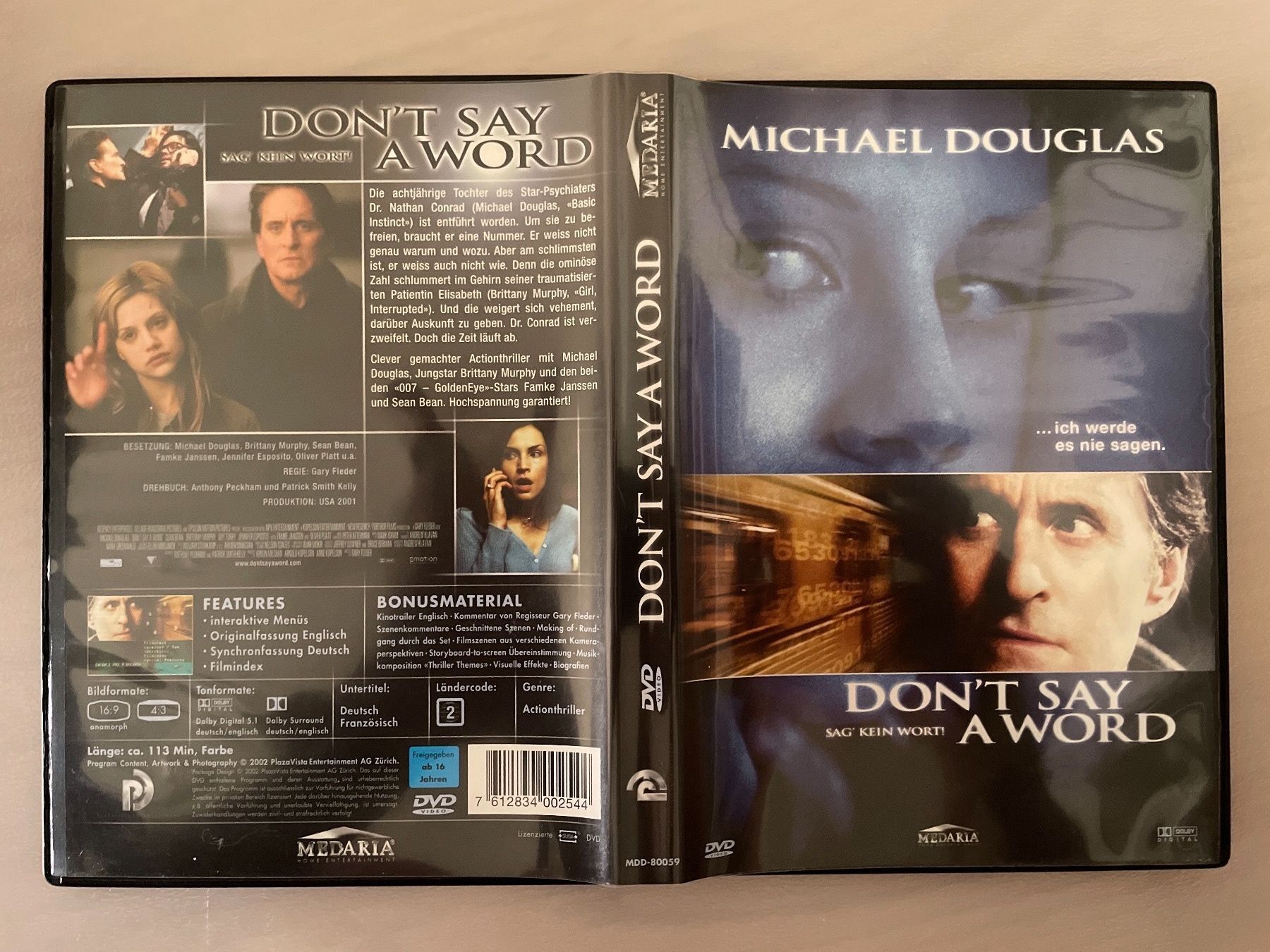 Alle DVDs: DON'T SAY A WORD - Michael Douglas – Neu (gemäss Beschreibung) aus Riehen von M.S.DVD 3
