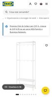Garderobe weiss IKEA aus  Metall