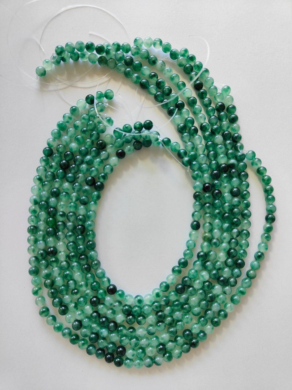 Pietre preziose: Myanmarjade, Beads 6mm, Strang – Nuovo e nell'imballaggio originale da Rümlang venduto da 21f 1