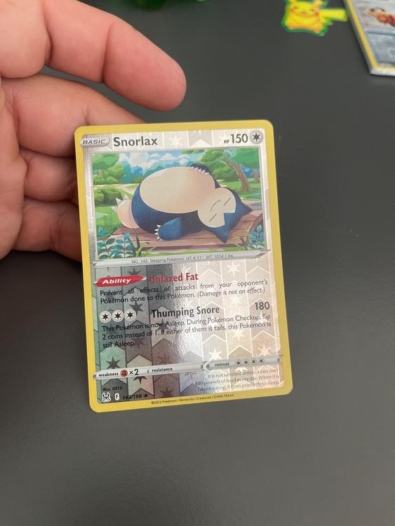 Snorlax Reverse Holo Lost Origin En Comprare Su Ricardo