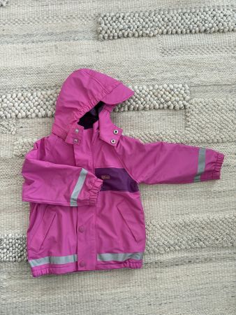 gefütterte Regenjacke Gr. 86/92