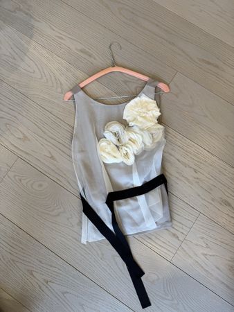 Blouse floral Paule Ka beige taille-36