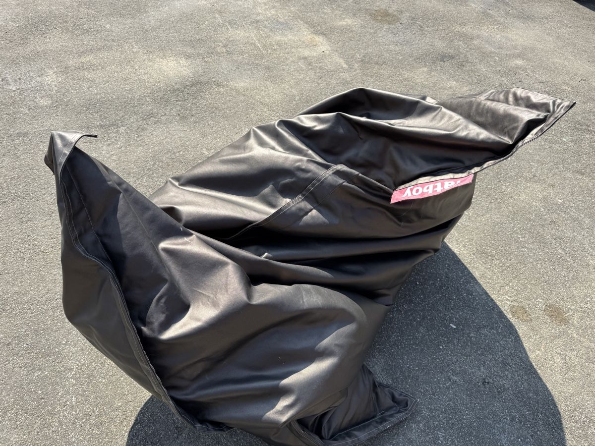 Fatboy Cuscini: Schwarzer Fatboy Sitzsack - in den Garten! – Usato da Bergdietikon venduto da ariane77 1