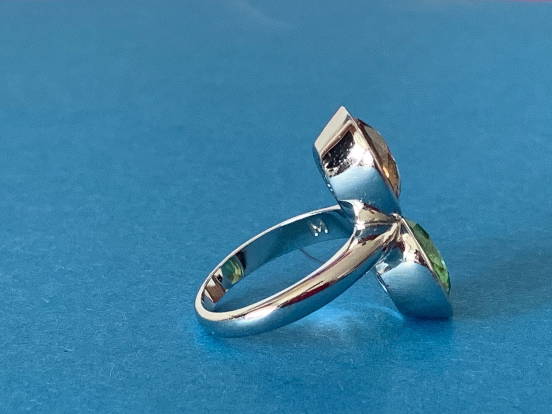 Anelli: Silberring 2 stone grün-orange (55) – Nuovo (secondo la descrizione) da Dittingen venduto da Bijoubelle 8