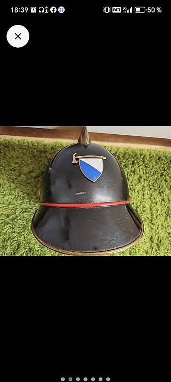 Feuerwehr: Feuerwehr-Helm  – Gebraucht aus Wila von neu_s8qs
