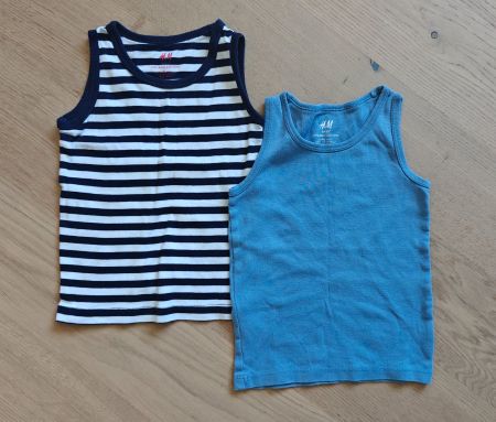 Armlöse Unterhemde / Sleeveless Tops Size 92