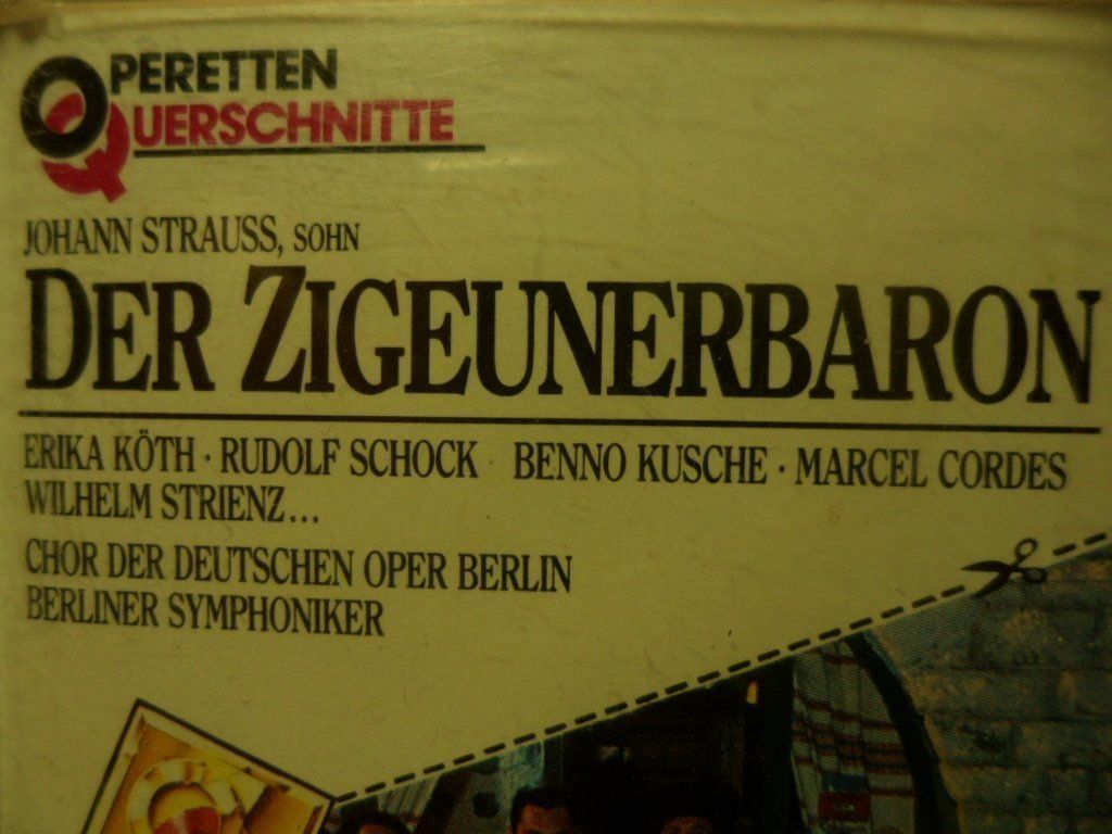 Musicassette: JOHANN STRAUSS  jun. DER ZIGEUNERBARON – Usato da Langnau i. E. venduto da gf2_29jt 1