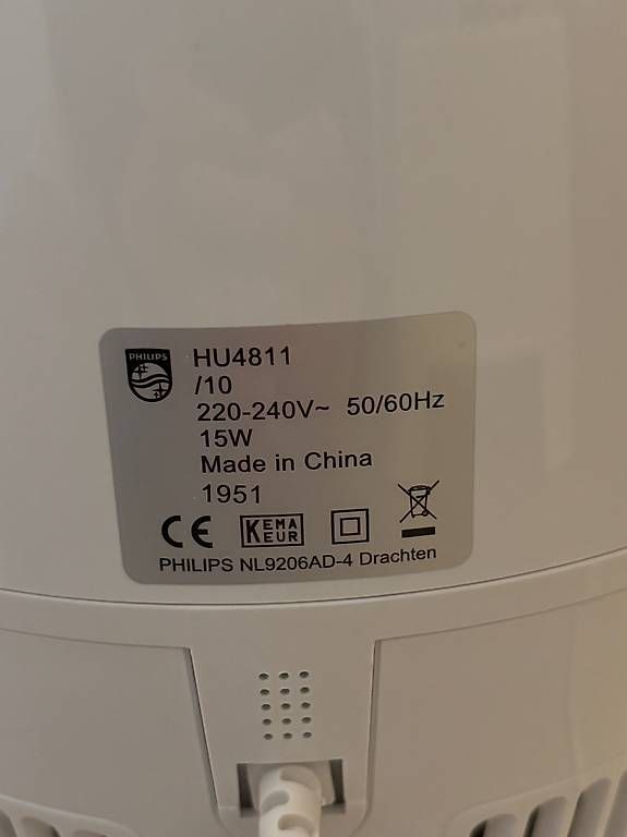 Philips Umidificatori d'aria: Philips Luftbefeuchter HU4811  NanoCloud Technologie – Usato da Zürich venduto da vvs_kt92 1