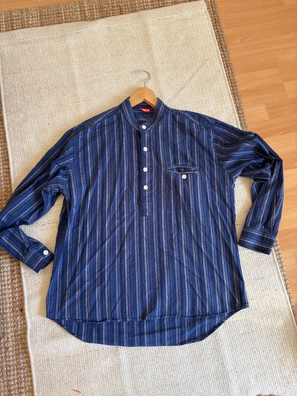 Camicie: Herren Hemd Krähe blau gestreift – Usato da Bern venduto da wisemagpie